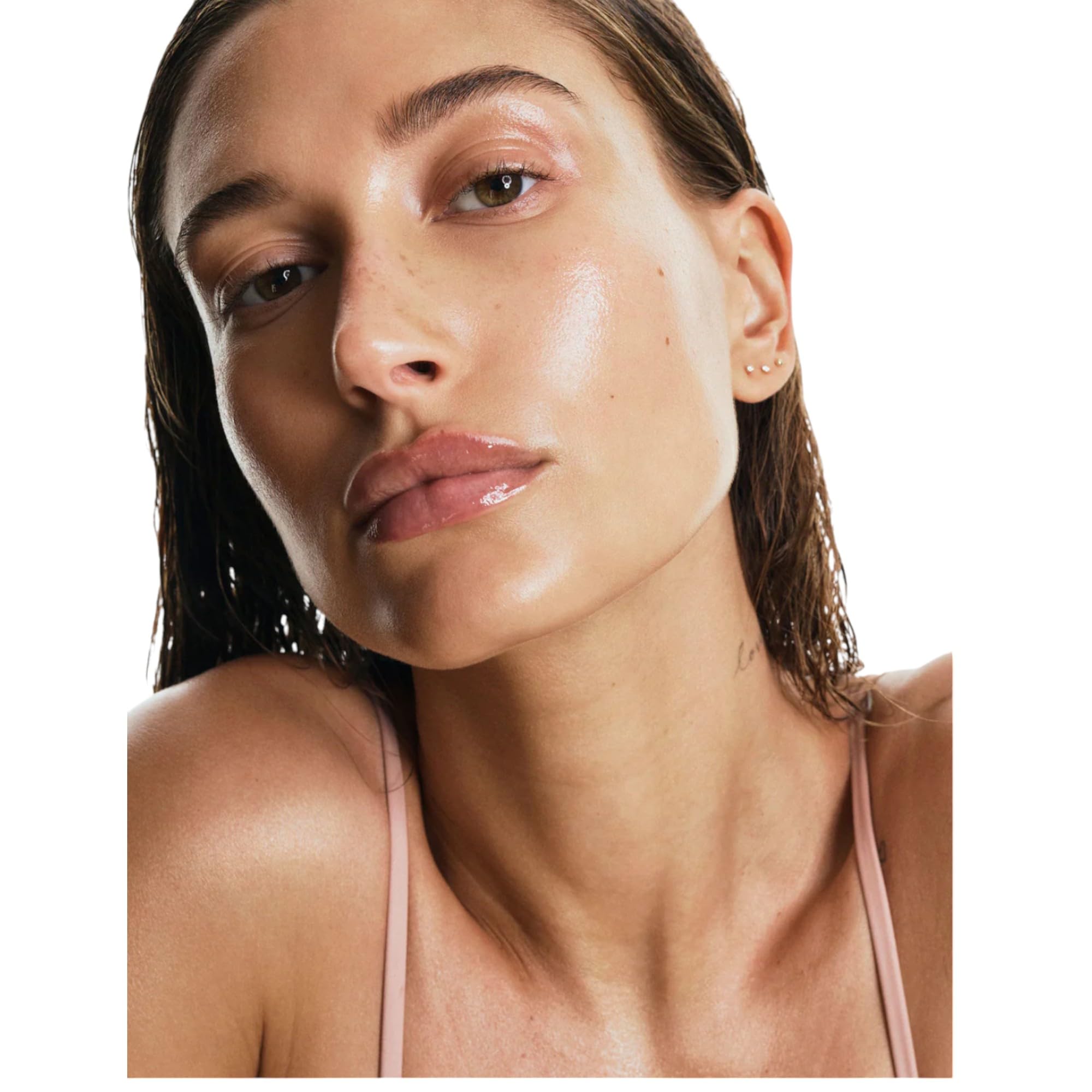 Rhode Salted Carmel Lip Treatment packaging highlights travel-friendly size.