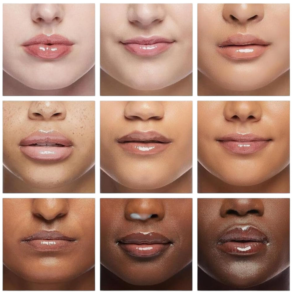Rhode Salted Carmel Lip Treatment texture closeup reveals creamy finish.