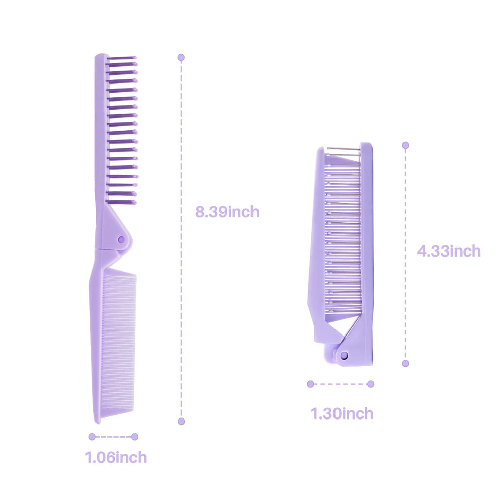RHOS dual-teeth design suits all hair types for smoother combing.