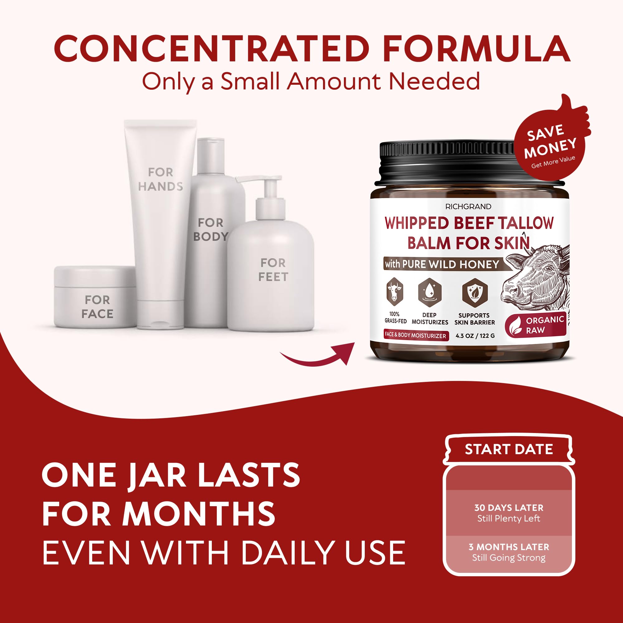 RICHGRAND skin microbiome-friendly balm supporting softness