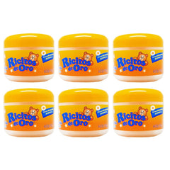 Ricitos de Oro Chamomile Styling Gel bottle demonstrates alcohol-free, gentle care for daily baby hair.