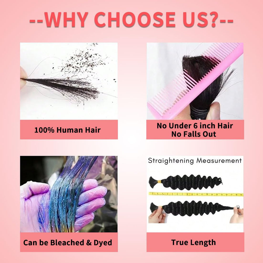 RICROF heat styling ready hair that can be dyed or permed for creative looks