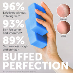 Rida Body Soap with AHA bubbles improves skin smoothness during cleansing