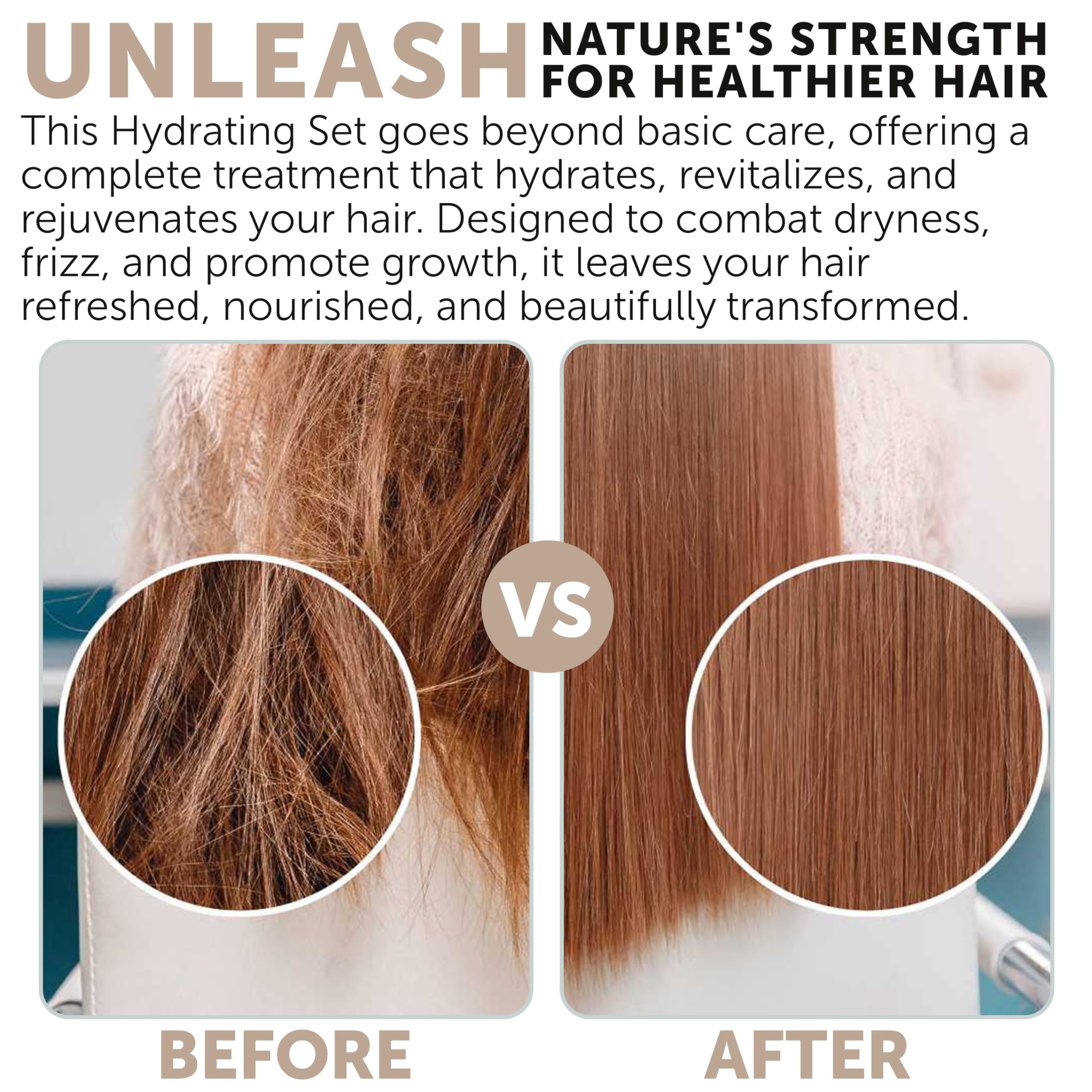 Rida Hair Hydrating Shampoo close-up shows creamy lather and silkier hair