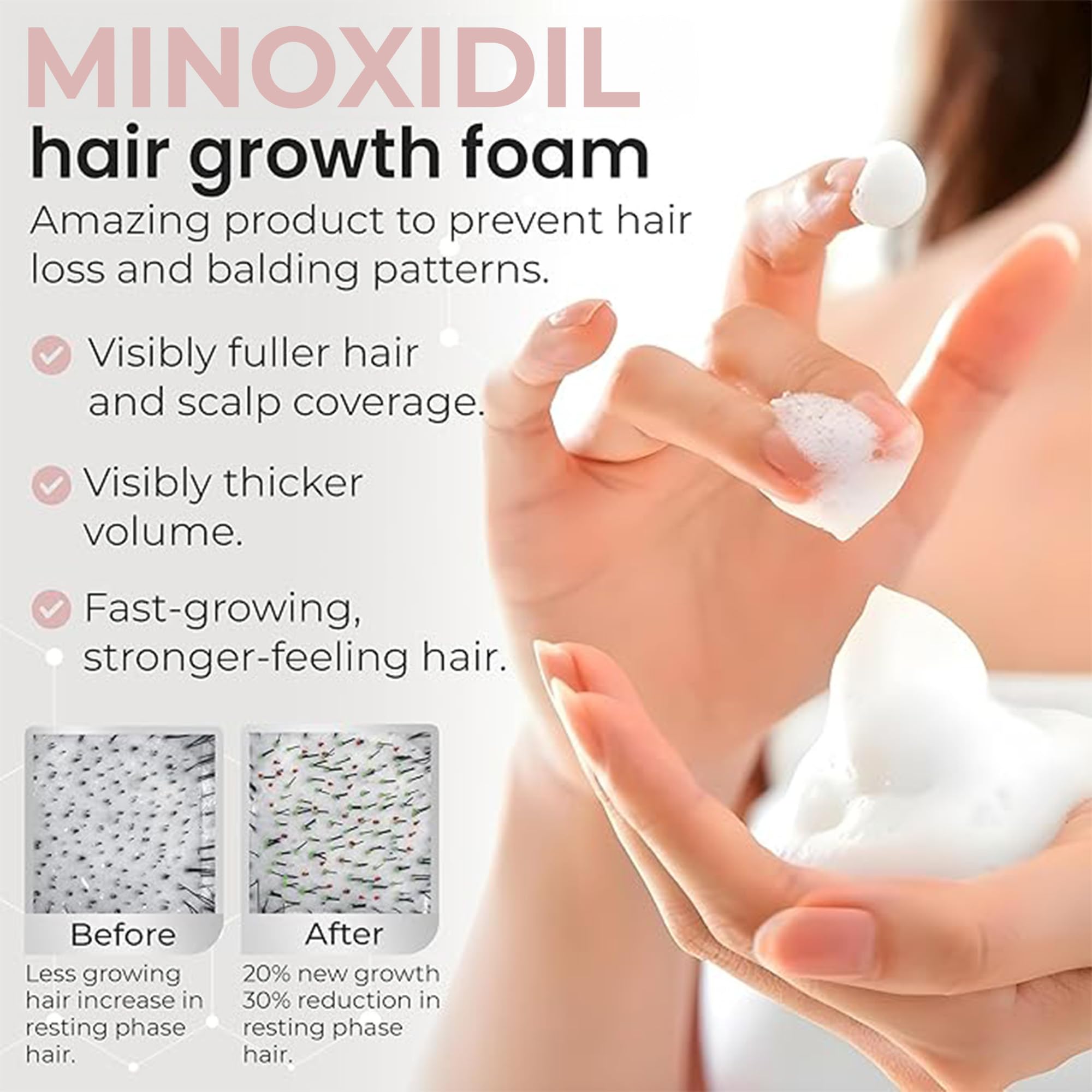 Rida Hair Research Institute Minoxidil product supported by dermatologist recommendations for women's thinning hair.