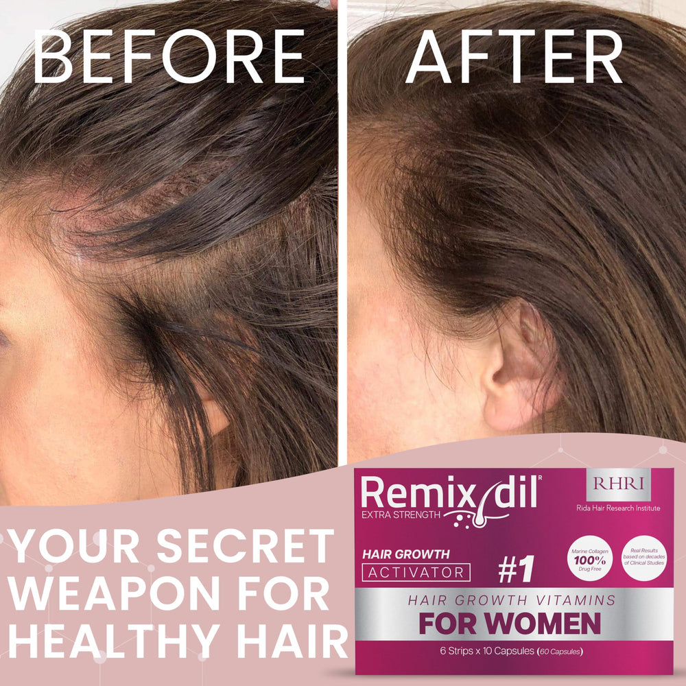 Rida daily-use ritual image with capsules and water.