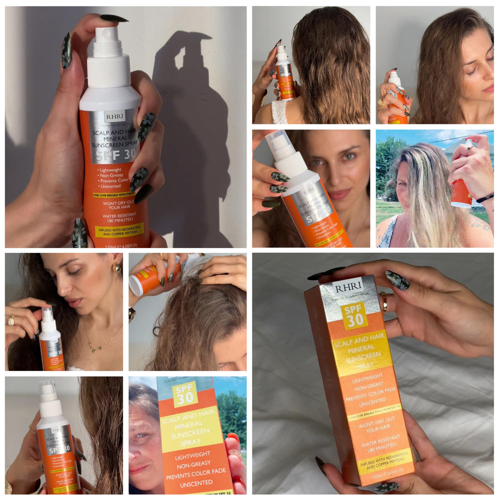 Rida Hair scalp protection application ensures even coverage across scalp and lengths.