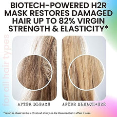 Rida hair mask texture swatch shows creamy lightweight nourishing feel.