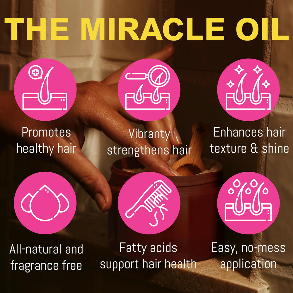 Rida Hair Research Institute Batana oil on scalp highlights soothing nourishment for healthy-looking roots