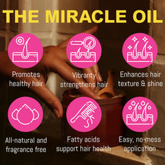 Rida Hair Research Institute Batana oil on scalp highlights soothing nourishment for healthy-looking roots
