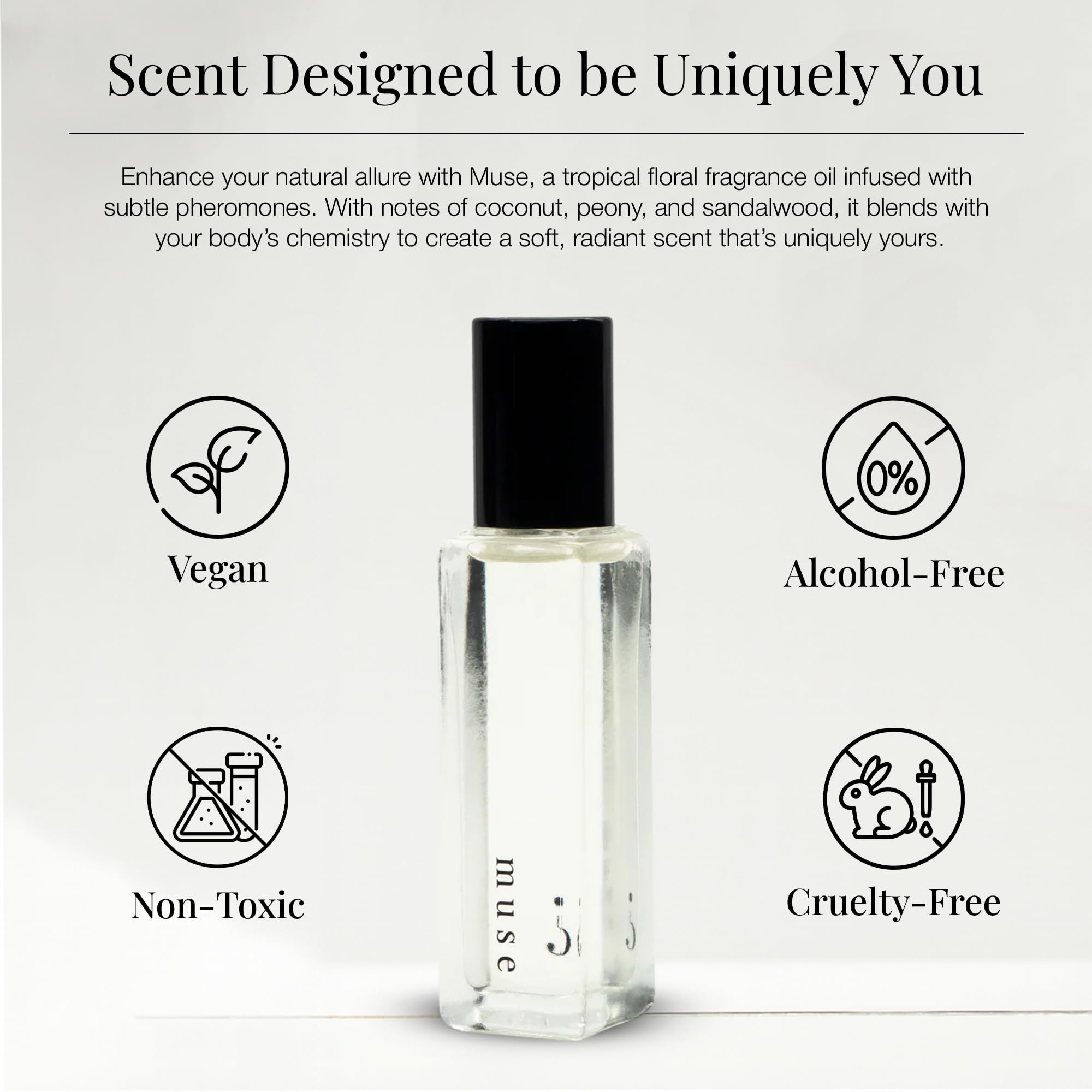 Riddle Oil Muse Roll-On on wrist demonstrates easy on-the-go application
