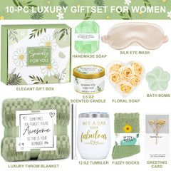 RidaaFri spa-set candle highlights jasmine aroma for a soothing at-home retreat.