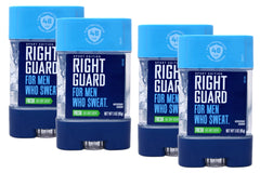 Right Guard Sport antiperspirant clear gel bottle offers fresh all-day protection.