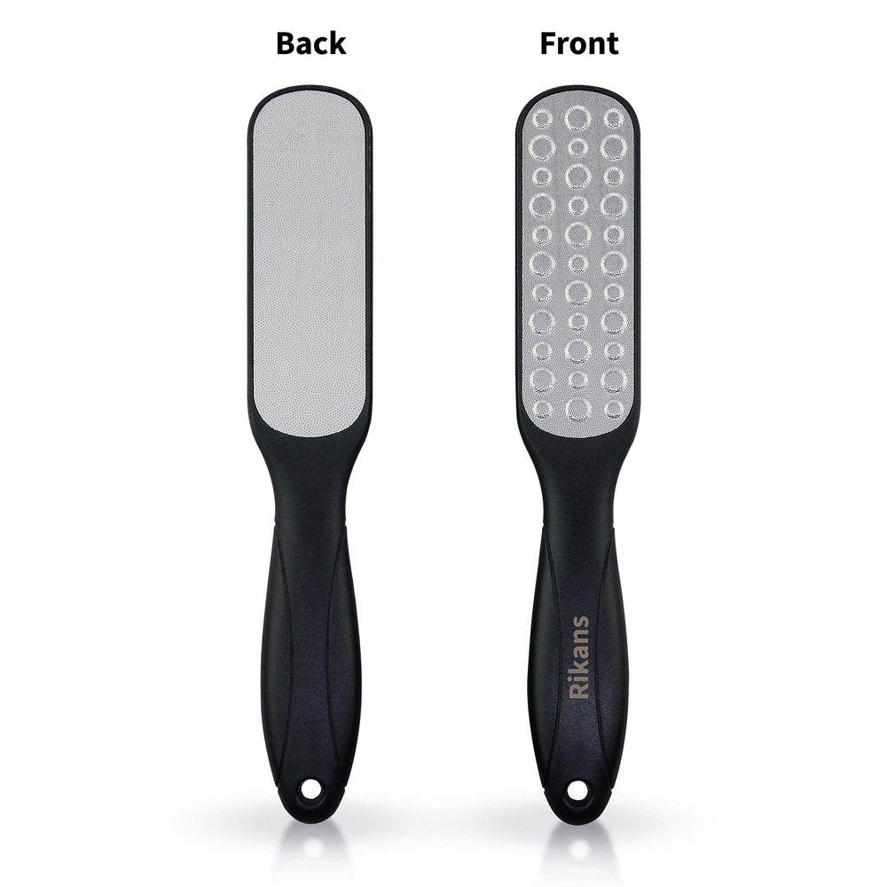 Rikans Colossal Foot File wet-use demonstrates versatility on dry and wet skin.