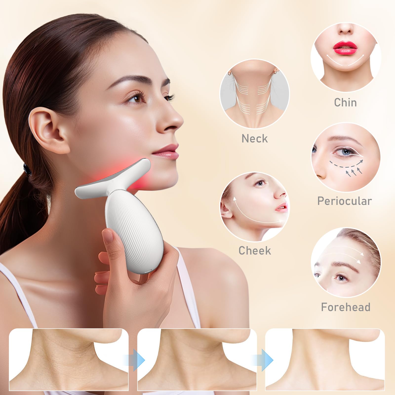 rilzii face roller in use demonstrating soothing facial massage for smoother skin