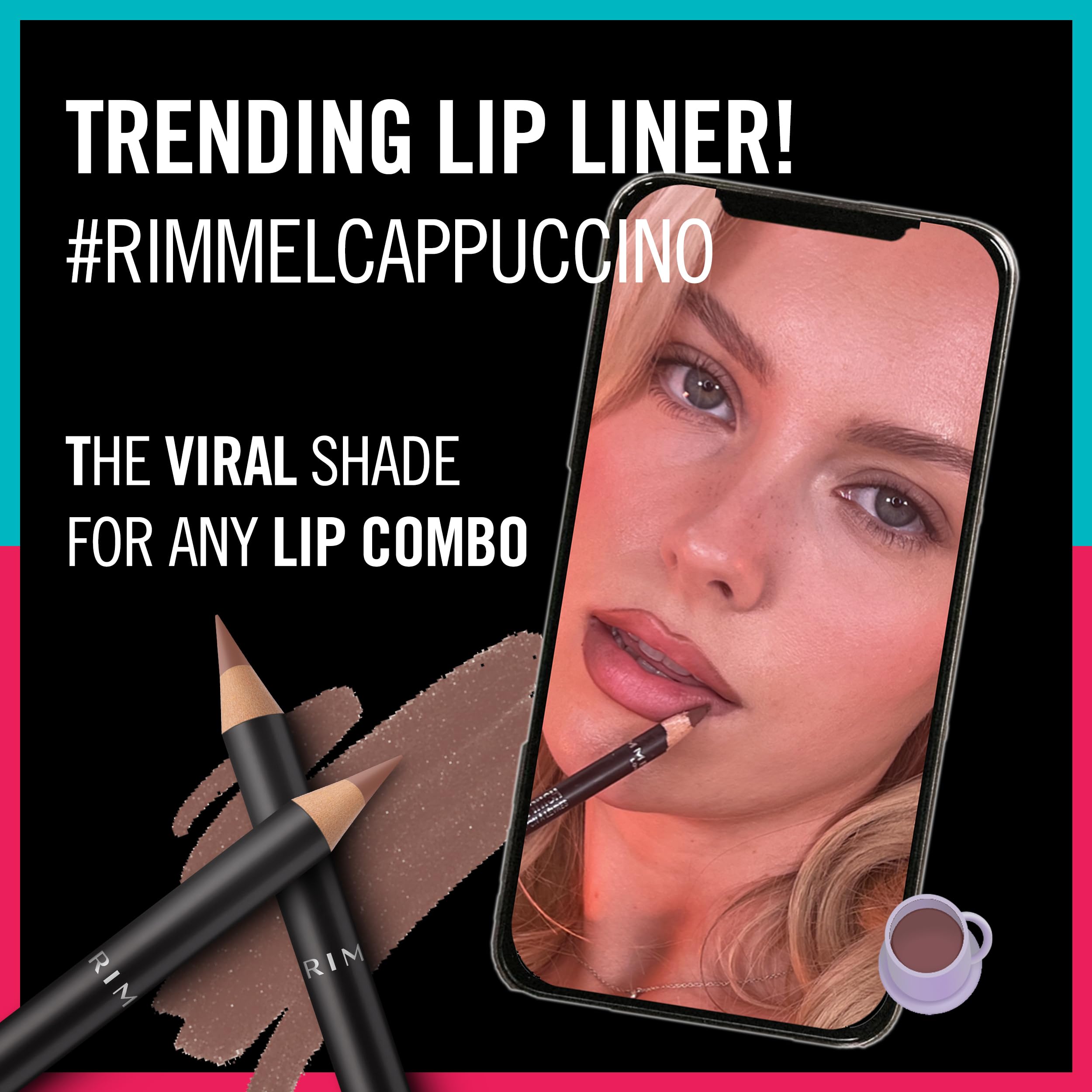 Ideal para fijar labiales rosados y neutros durante todo el día.