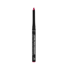Rimmel Exaggerate Obsession lip liner with precision slanted tip for defined, long-lasting color.