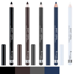 Rimmel Soft Kohl Eyeliner Stormy Grey swatch on arm demonstrates rich, fade-resistant colour