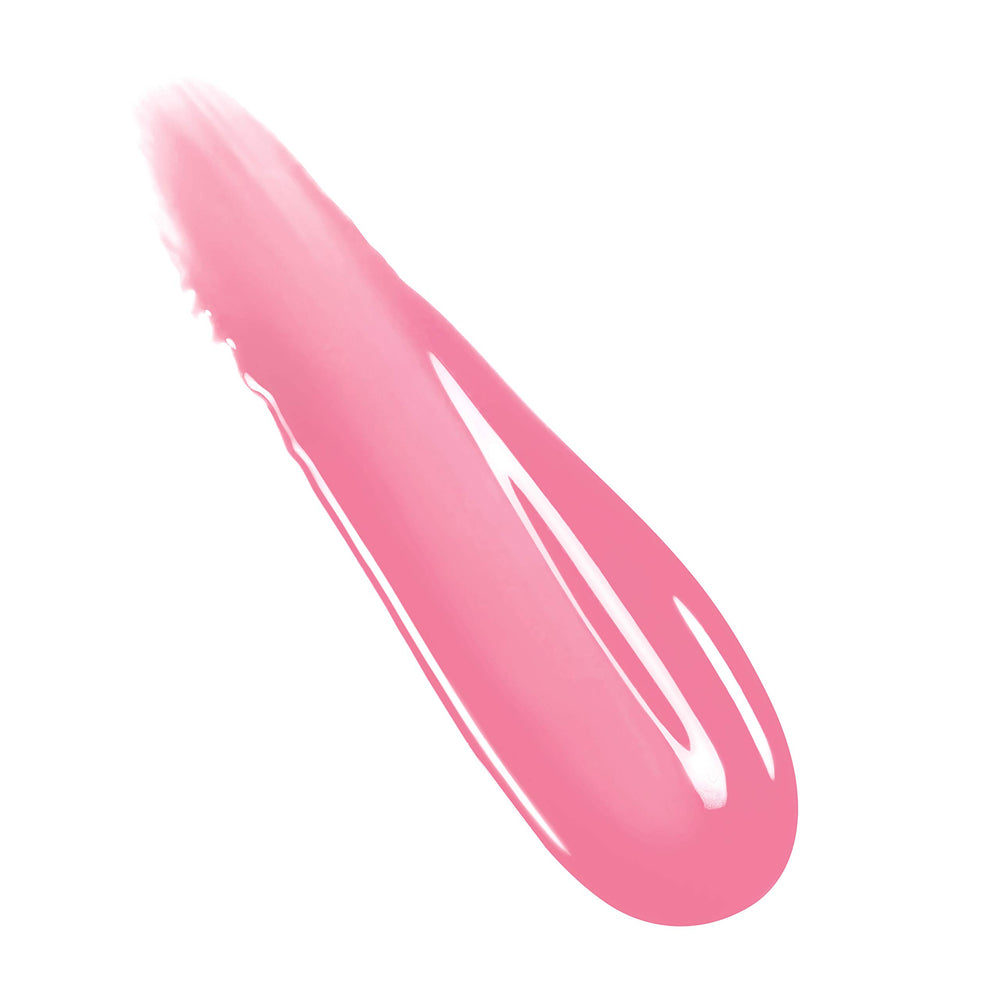 Rimmel Stay Glossy Claridge's Ruby on lip adds color with lightweight, non-sticky feel.