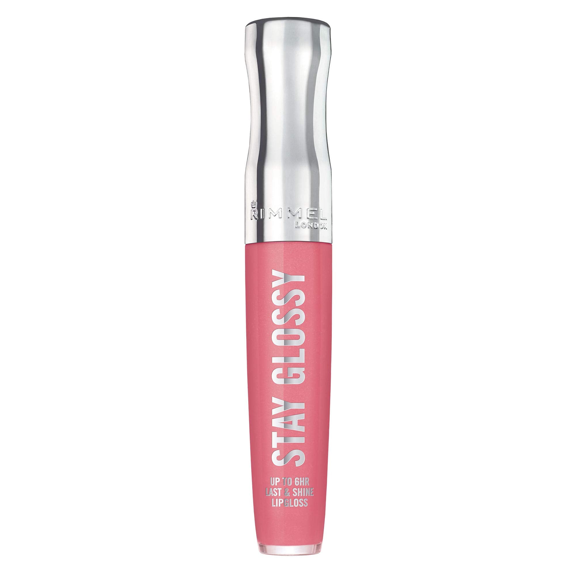 Rimmel Stay Glossy Claridge's Ruby open applicator delivers precise, controlled lip color.