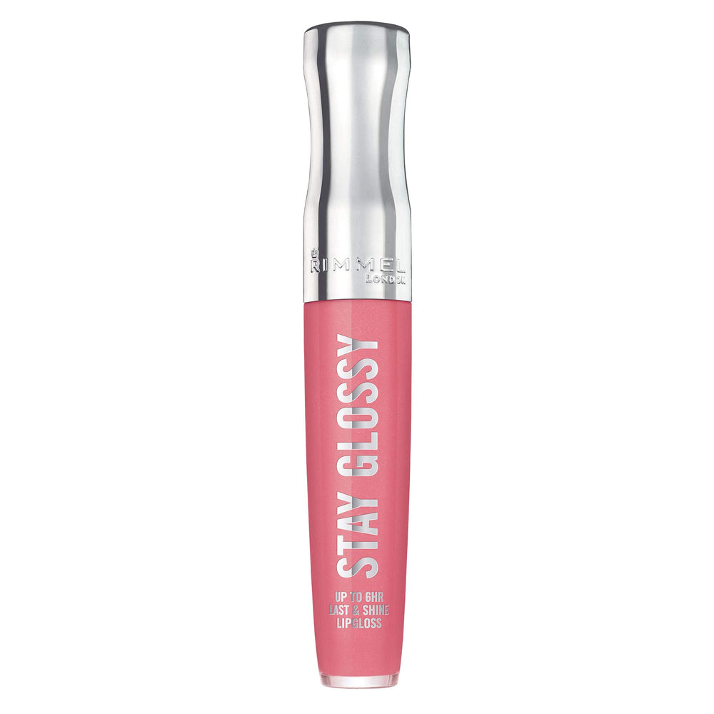 Rimmel Stay Glossy Claridge's Ruby open applicator delivers precise, controlled lip color.