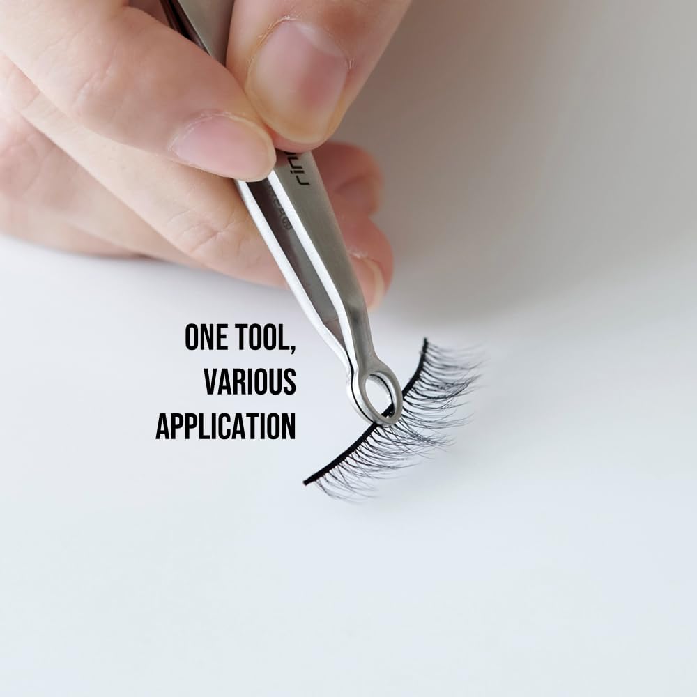 Rinocos tweezers provide a clear view of hairs for precise targeting