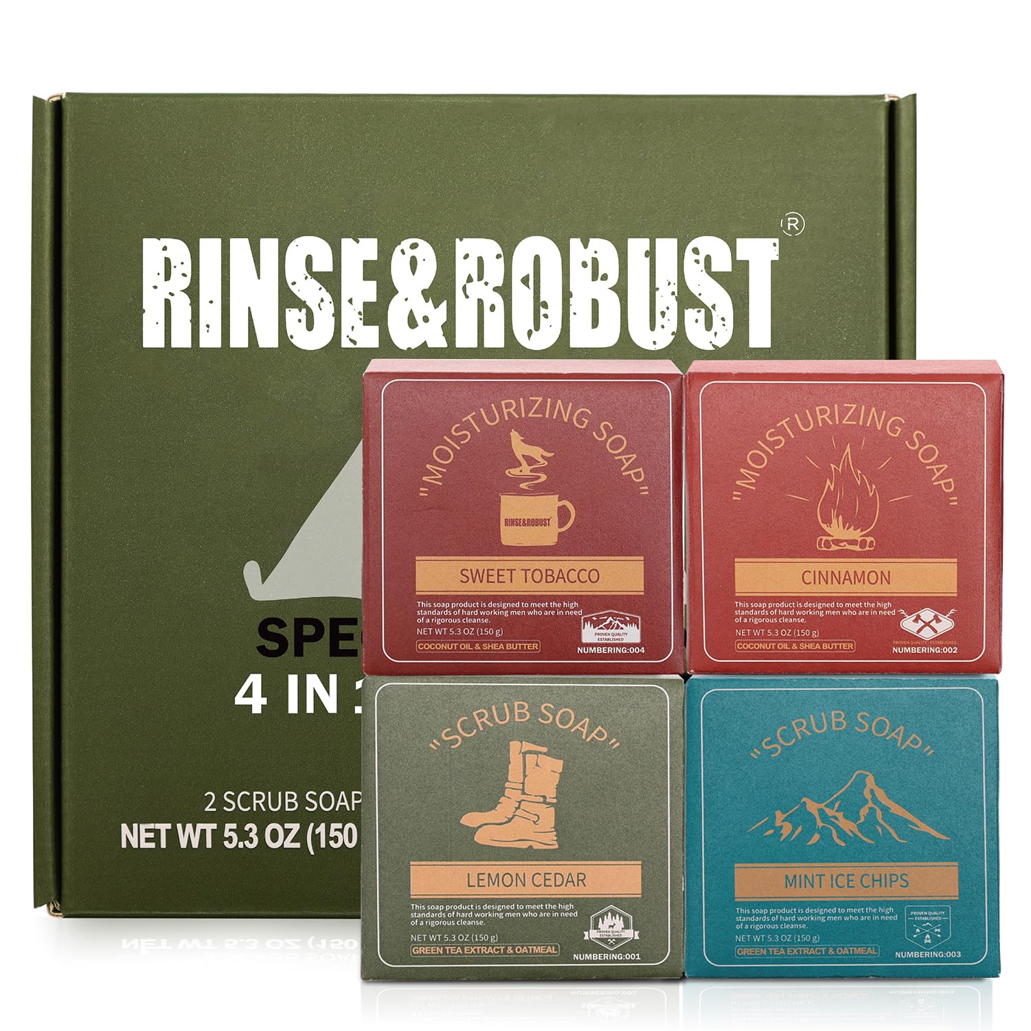 Rinse & Robust Sunrise Coffee & Cigarettes wrapper evokes morning ritual refresh