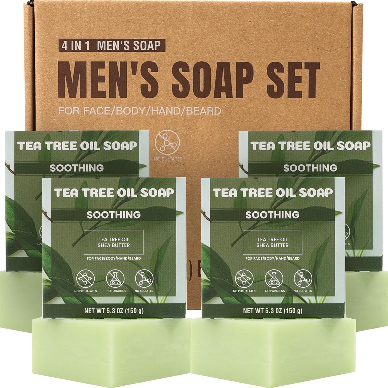 Rinse & Robust natural ingredients highlight tea tree oil and shea butter benefits