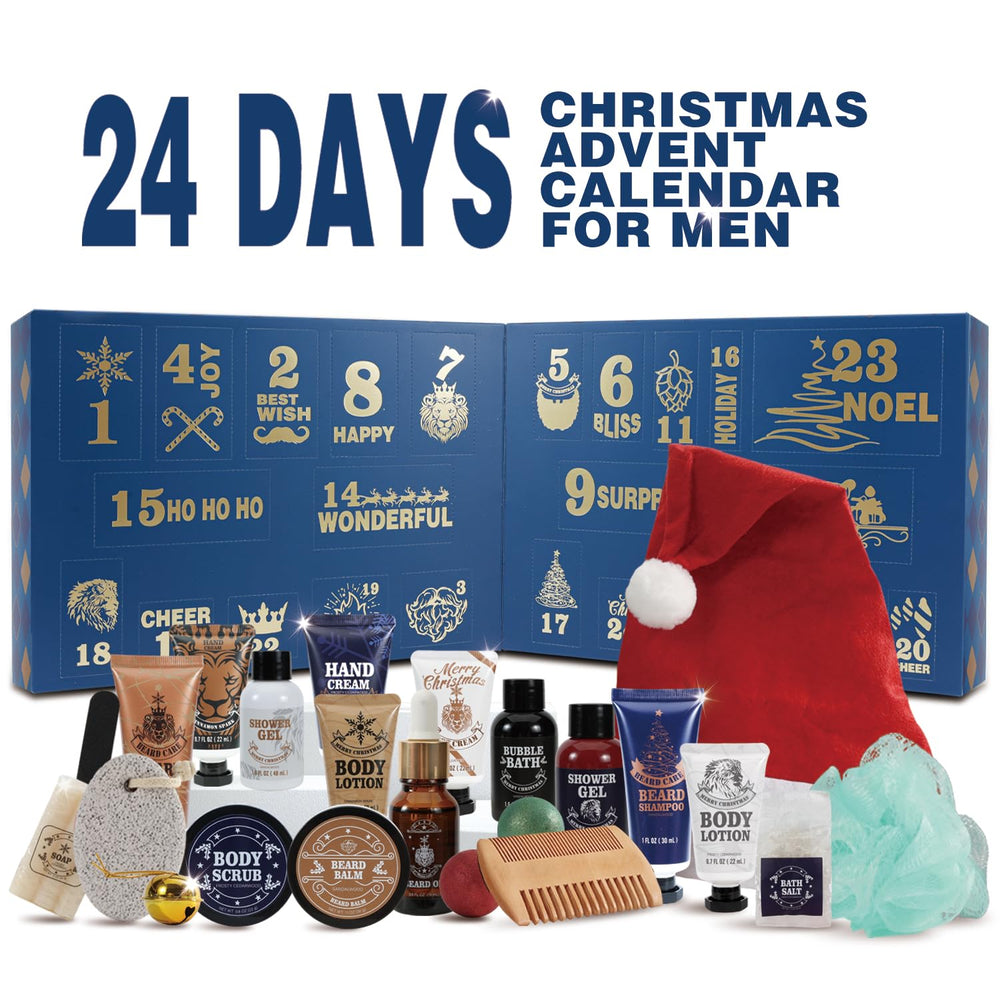 Rinse & Robust Advent Calendar 2025 beard balm provides nourished, well-groomed facial hair.