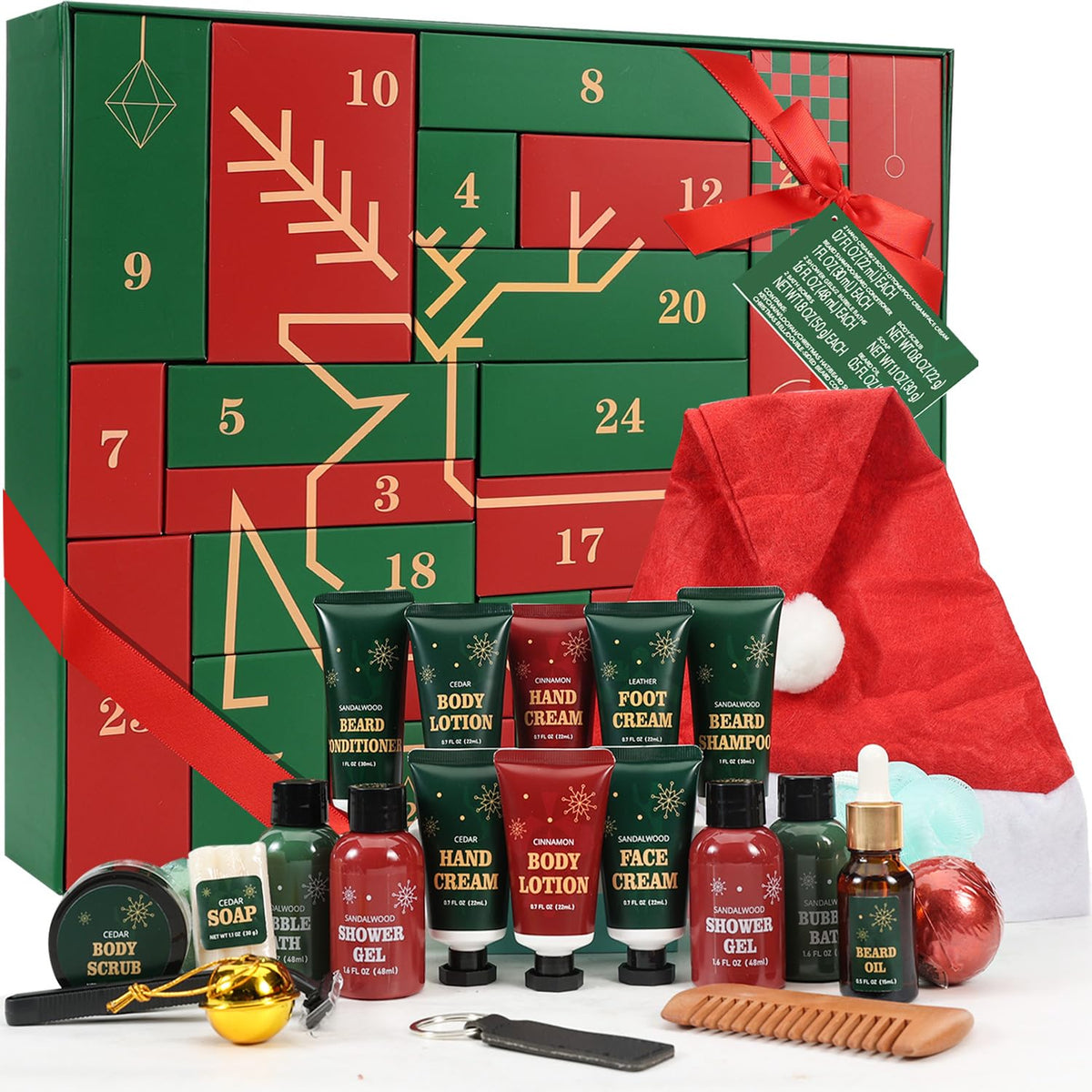 Rinse & Robust Advent Calendar 2025 beard oil bottle for daily beard nourishment
