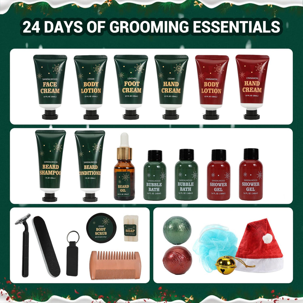 Rinse & Robust Advent Calendar 2025 beard shampoo bottle for refreshing cleanse