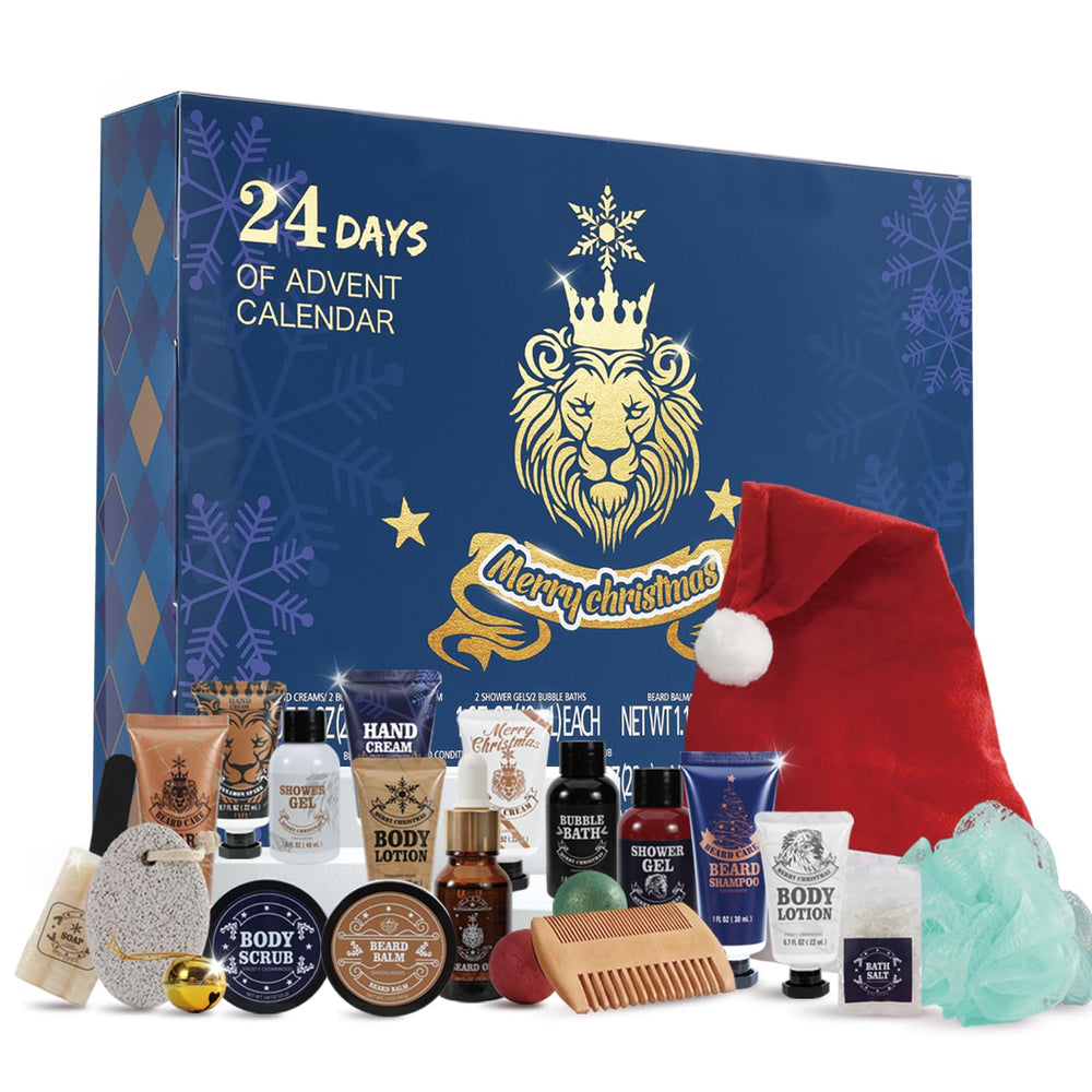 Rinse & Robust Advent Calendar 2025 beard shampoo demonstrates refreshing beard care for daily grooming.