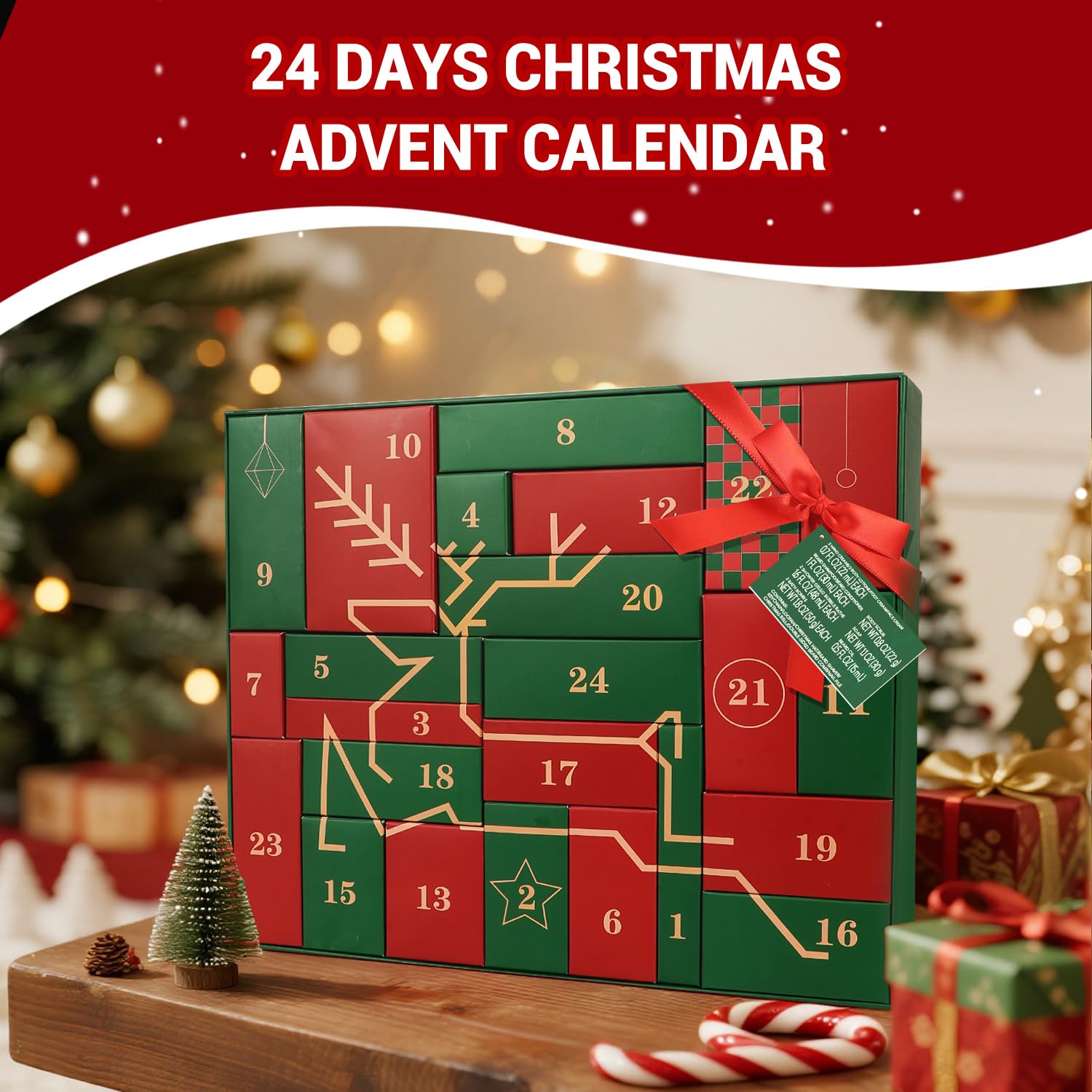 Rinse & Robust Advent Calendar 2025 masculine fragrance collection with warm scents