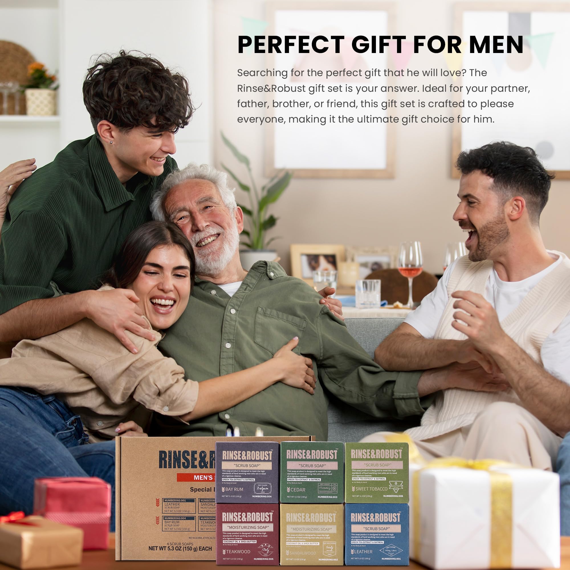 Rinse & Robust all-skin-types bar is suitable for every routine.