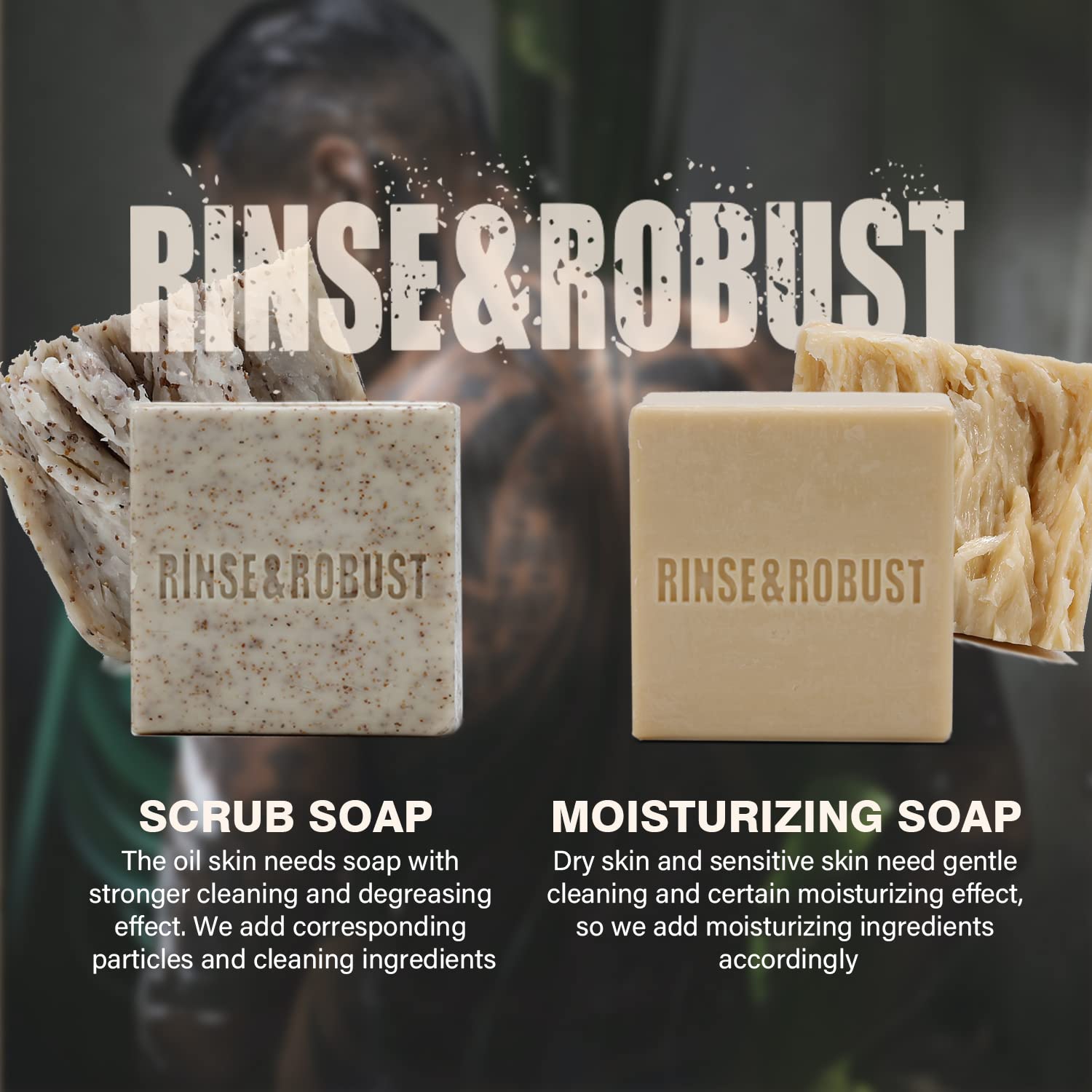 Rinse & Robust kraft-paper packaging emphasizes eco-friendly gift presentation