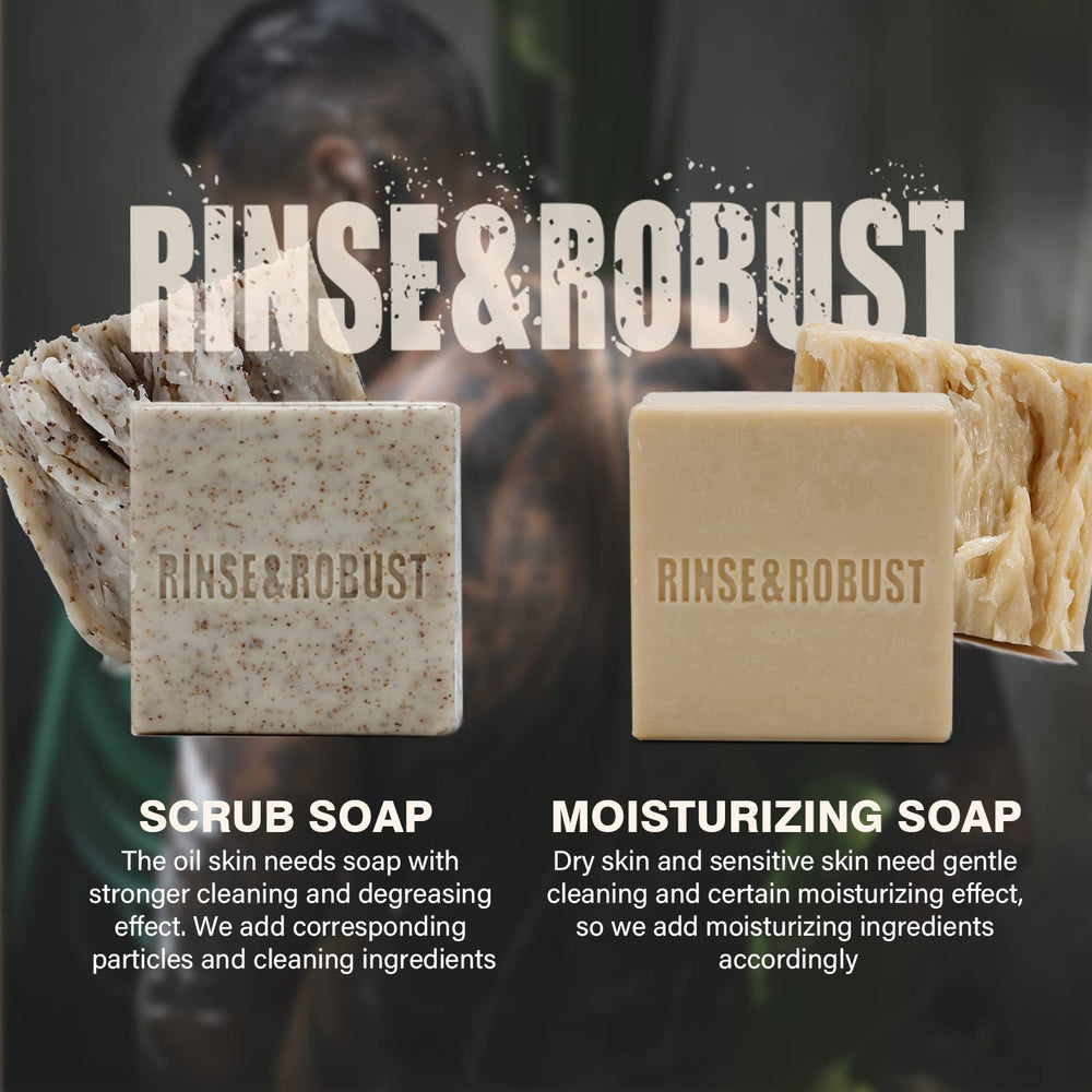 Rinse & Robust kraft-paper packaging emphasizes eco-friendly gift presentation