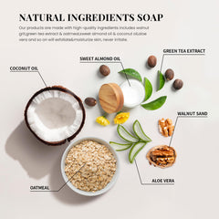 Rinse & Robust leather-scent soap bar delivers a bold cleanse with rugged aroma
