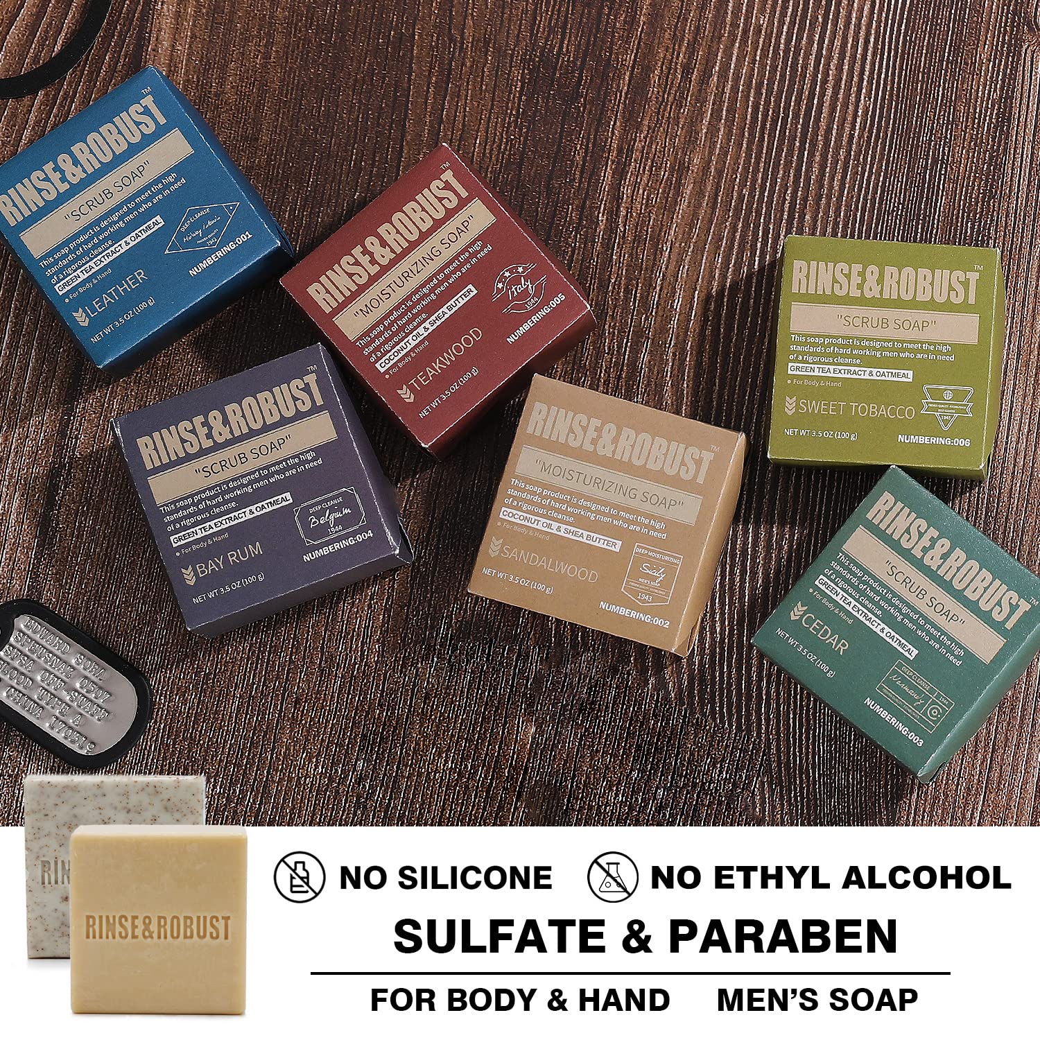 Rinse & Robust moisturizing bar nourishes skin during showers
