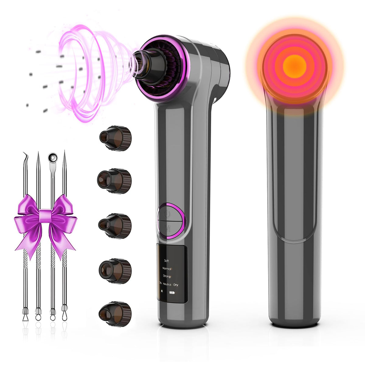Rinycwa blackhead vacuum remover setup for at home pore cleansing.