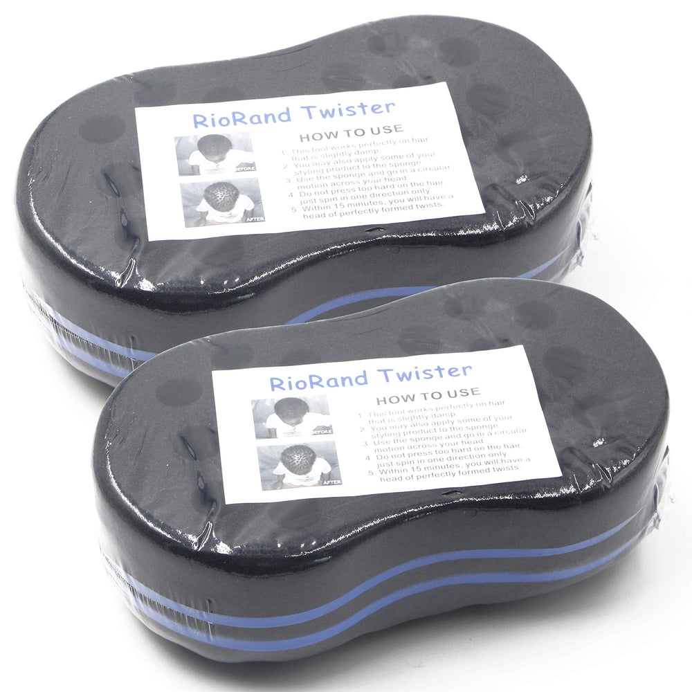 RioRand professional-style-anywhere hair sponge-08 enables textured curls anywhere.