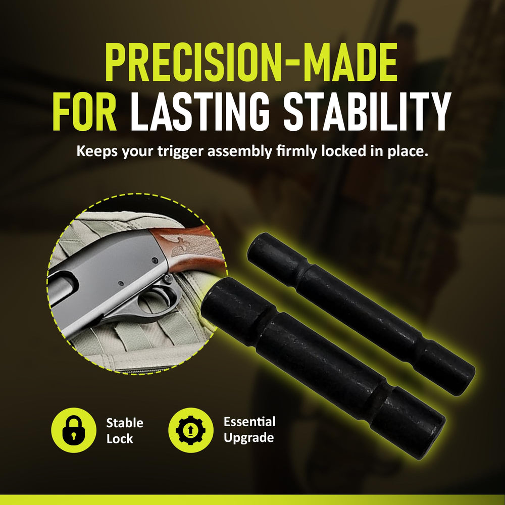 Riot Balls hardened steel pin for Remington 1100 enhances durability under field use
