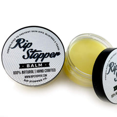 Rip Stopper Balm applied to the hand during workouts for moisture and comfort