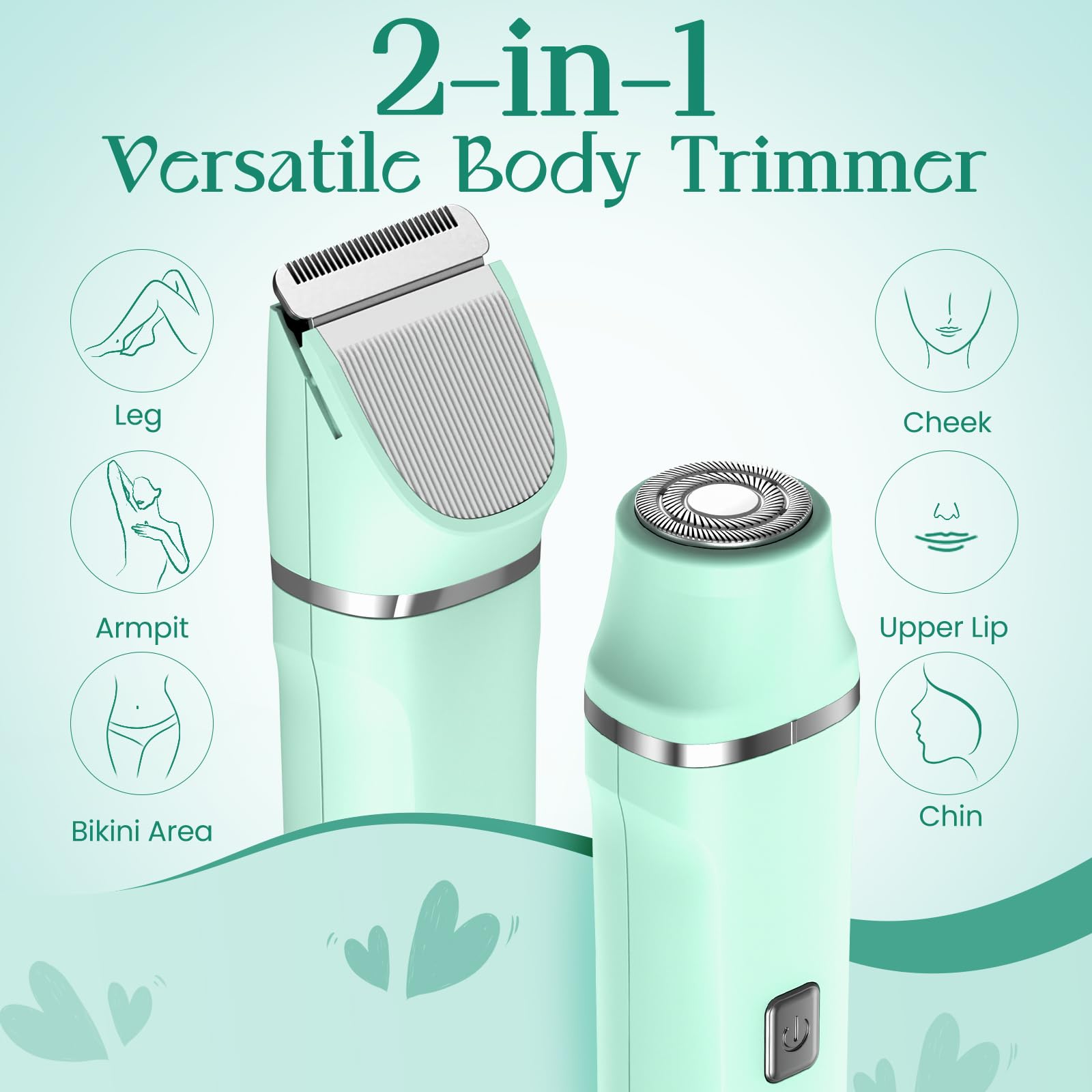 Risina fast charging battery indicator for quick grooming sessions
