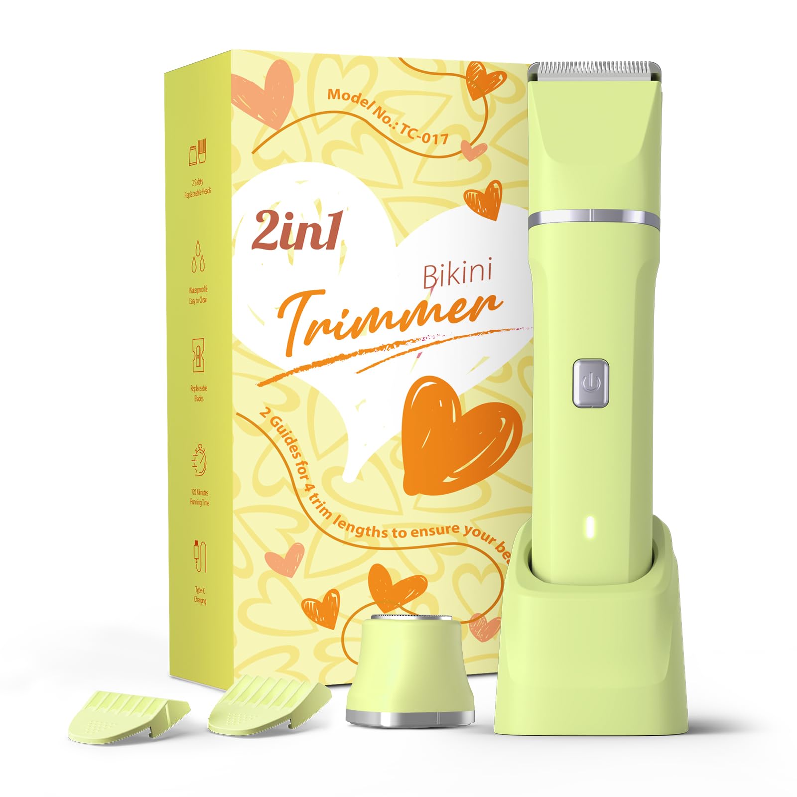 Risina Bikini Shaver ideal for bikini line and facial touch-ups.