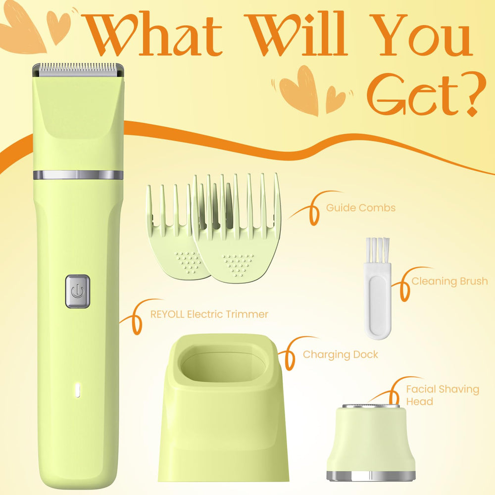 Risina Bikini Shaver suitable for sensitive skin with minimal irritation.