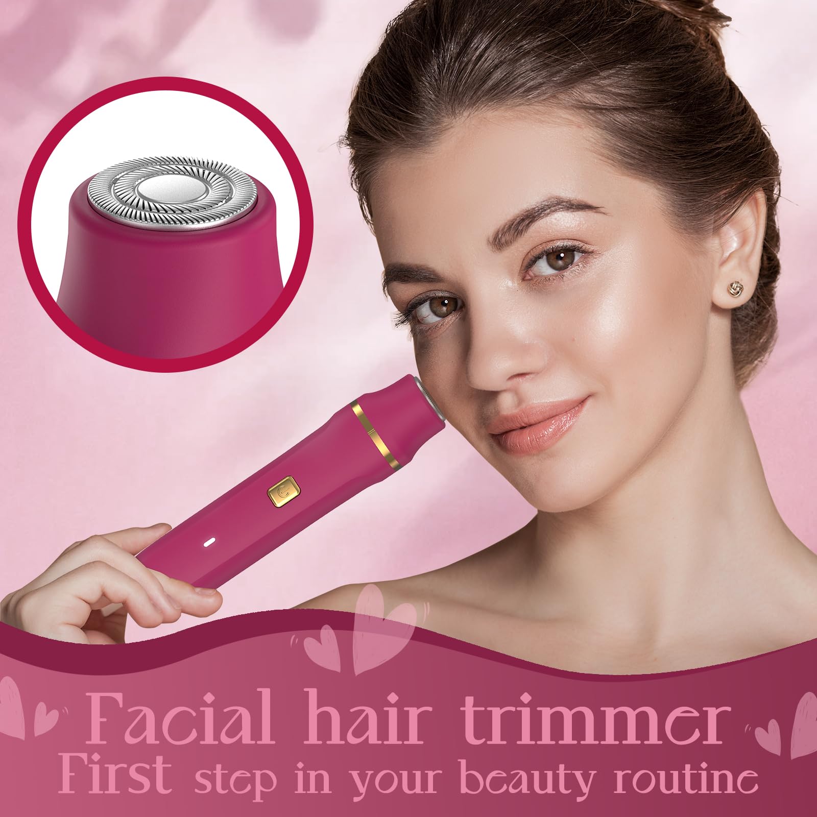 Risina cordless rechargeable design enables convenient grooming anywhere.