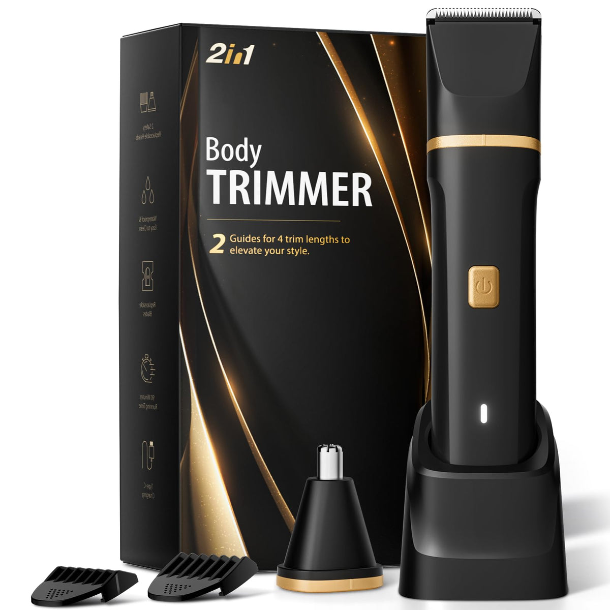 Risina electric razor for men with grooming kit delivering precise beard trimming.