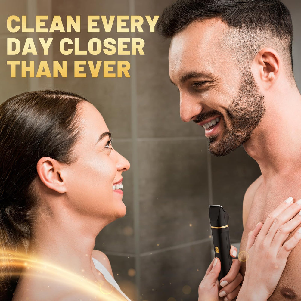Risina ergonomic grip handle ensures comfortable grooming sessions.