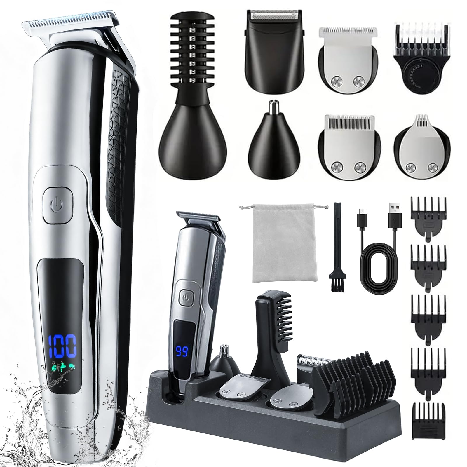 ritarga beard trimmer shows long-lasting battery life for cordless grooming.