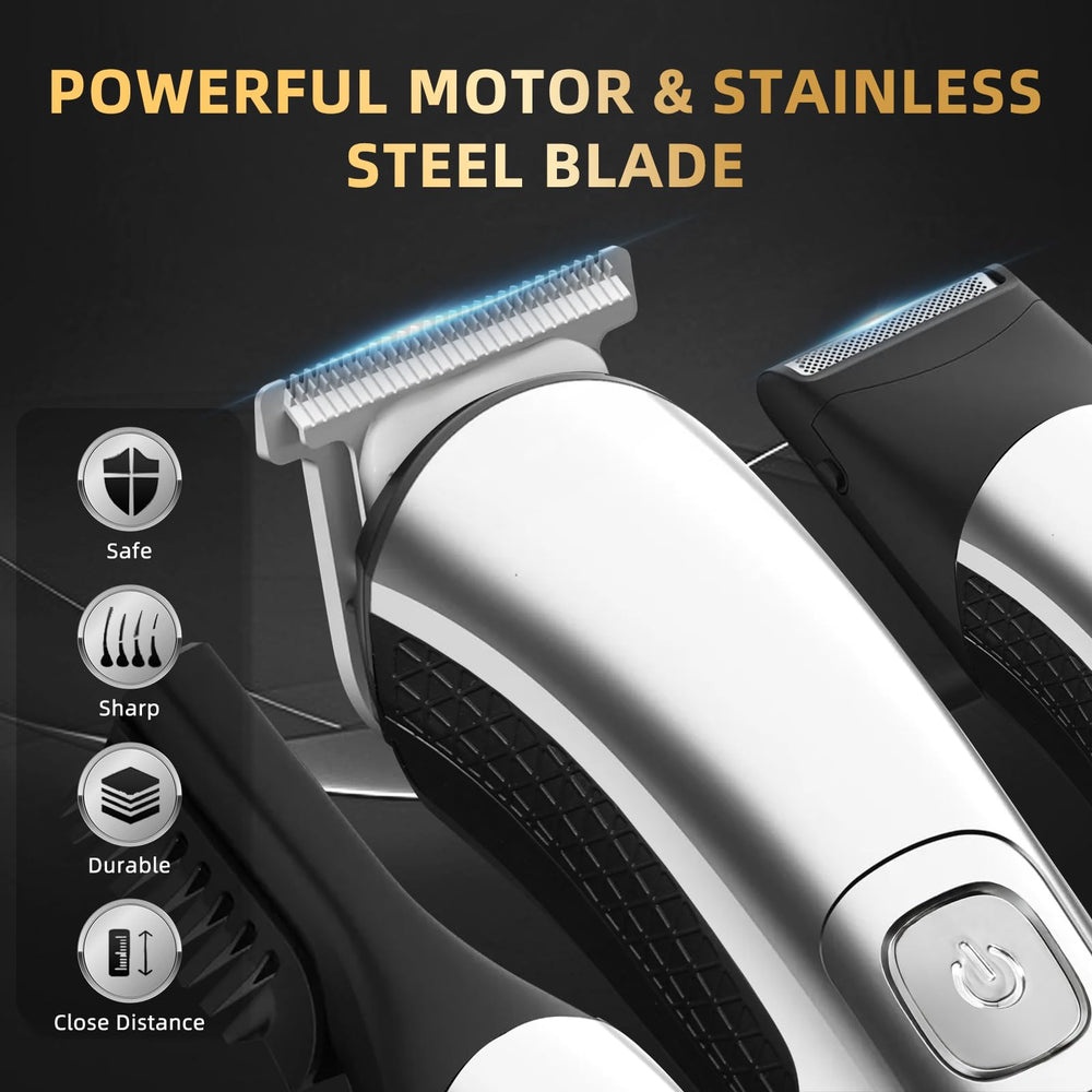 Ritarga waterproof IPX7 beard trimmer for wet or dry grooming.